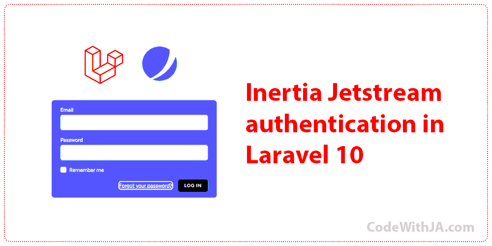 Inertia Jetstream authentication in laravel 10