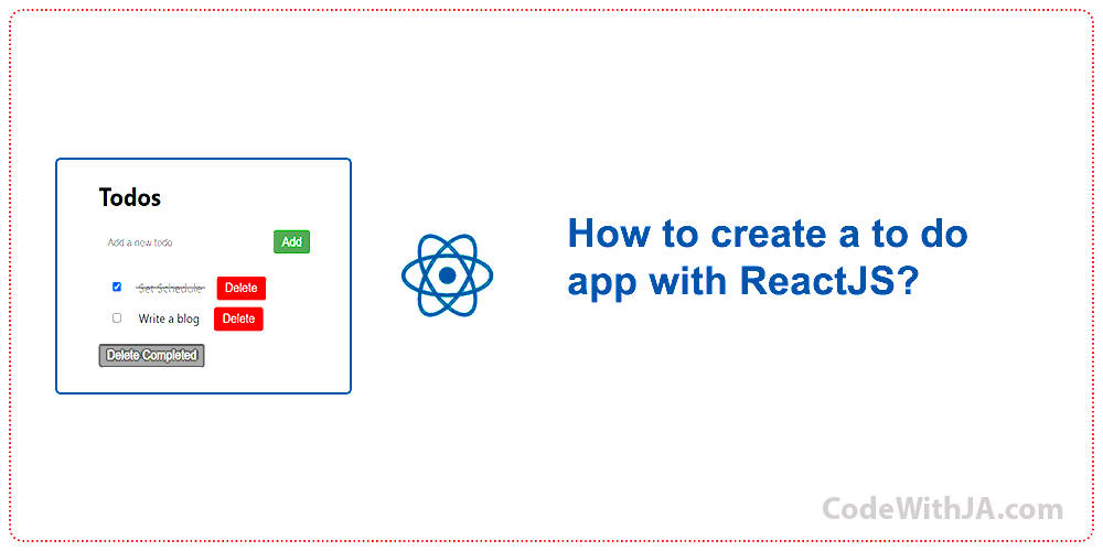 Create todoapp in reactjs